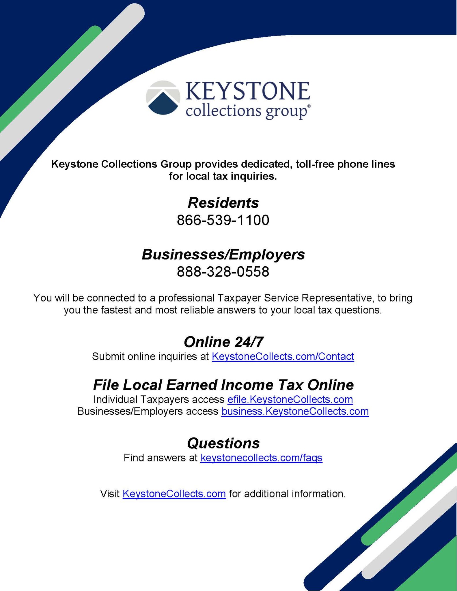 Keystone Collections Bucks County Tax Collection Committee
